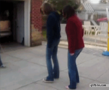 Jump rope beach ball prank