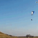 Paraglider gets hit by van