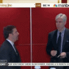 Chuck Todd fliiping the bird