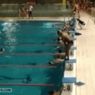 Epic belly flop