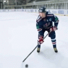 Ilya Kovalchuk juggles and scores with two pucks