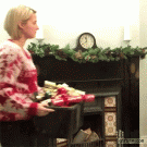 Decorating the Christmas tree