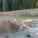 Mountain bike front flip fail