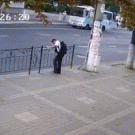 Bored kid escapes accident