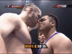 Boxing kiss goes wrong