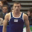 Spring board jump gone wrong