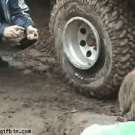 How to blow a tire with a lighter