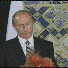Vladimir Putin making balloon animals