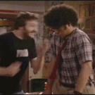 The IT Crowd - Roy and Moss are dancing