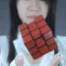 Telekinetic Rubik's cube