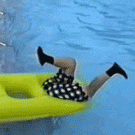 Pool diving fail