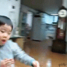 Asian kid break dancing