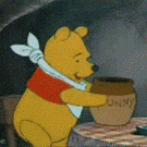 Winnie the Pooh gets stuck in the rabbithole