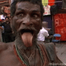 Indian making funny faces