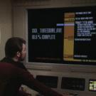 Star Trek blue screen of death
