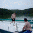 Water jump fail