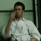 Fight Club - Edward Norton punching himself in the face
