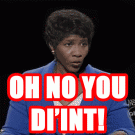 Oh no you didn't!