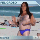 Weather girl green screen prank