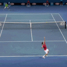 Incredible tennis ball boy catch
