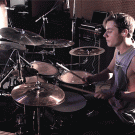 Slo-mo drummer stick flipping (Luke Holland)