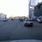 Russian driver parks like a boss