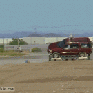 SUV crash test