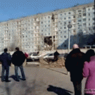 Apartment building collapses