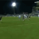 Amazing one-handed rugby pick up