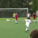 Incredible soccer save