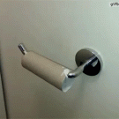 Toilet paper tactical reload