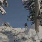 Ski jumper loses pants
