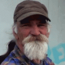 Homeless man mustache tricks