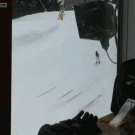 Front flip ski jump