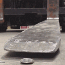 Flipping coins with forklift