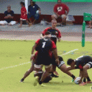 Funny rugby injury faking moment