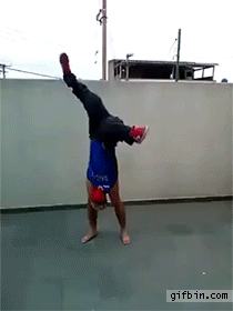 upside down breakdancer, lol