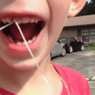 Kid pulls tooth with Chevy Camaro