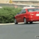 Man stops runaway car