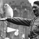 Hitler with parrot