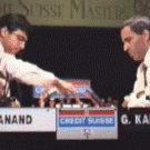 Kasparov loses an important piece