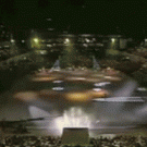 Guy hits camera while making his entrance