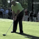 Charles Barkley playing golf