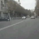 Pedestrian road rage