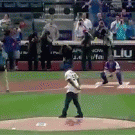 50 Cent's first pitch