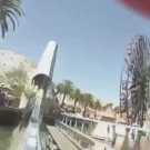 Girl loses phone on roller coaster ride