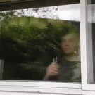 Amazing window vaping trick