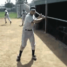 Spinning the baseball bat