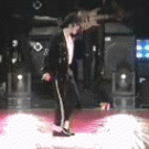 Michael Jackson moonwalking