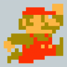 3D 8-bit Mario